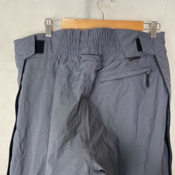 Columbia men’s ski snow pants easy on off gray blue size large Omni shield - Picture 15 of 16